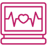 Echogardiogram ECG icon
