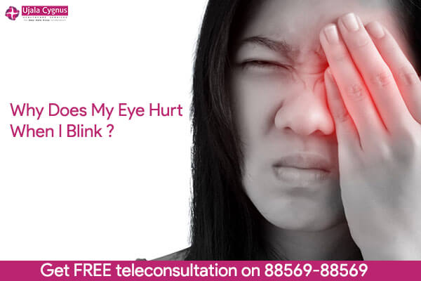 Have you sensed pain in your eyes while blinking?