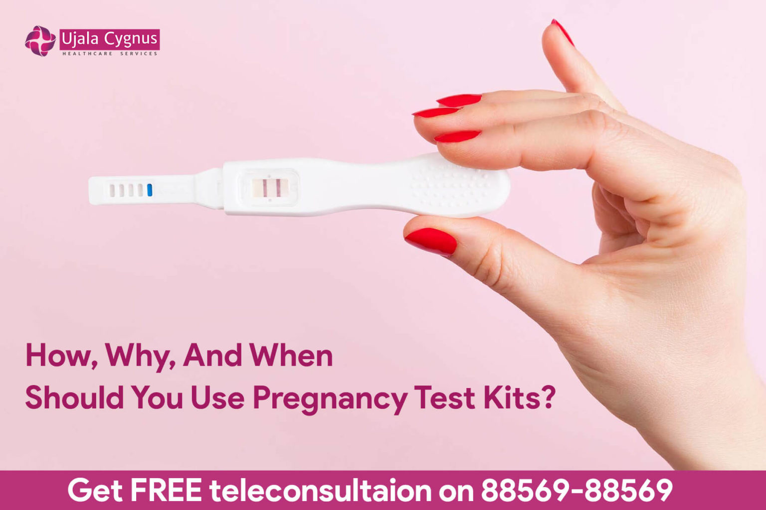 pregnancy test kit presentation