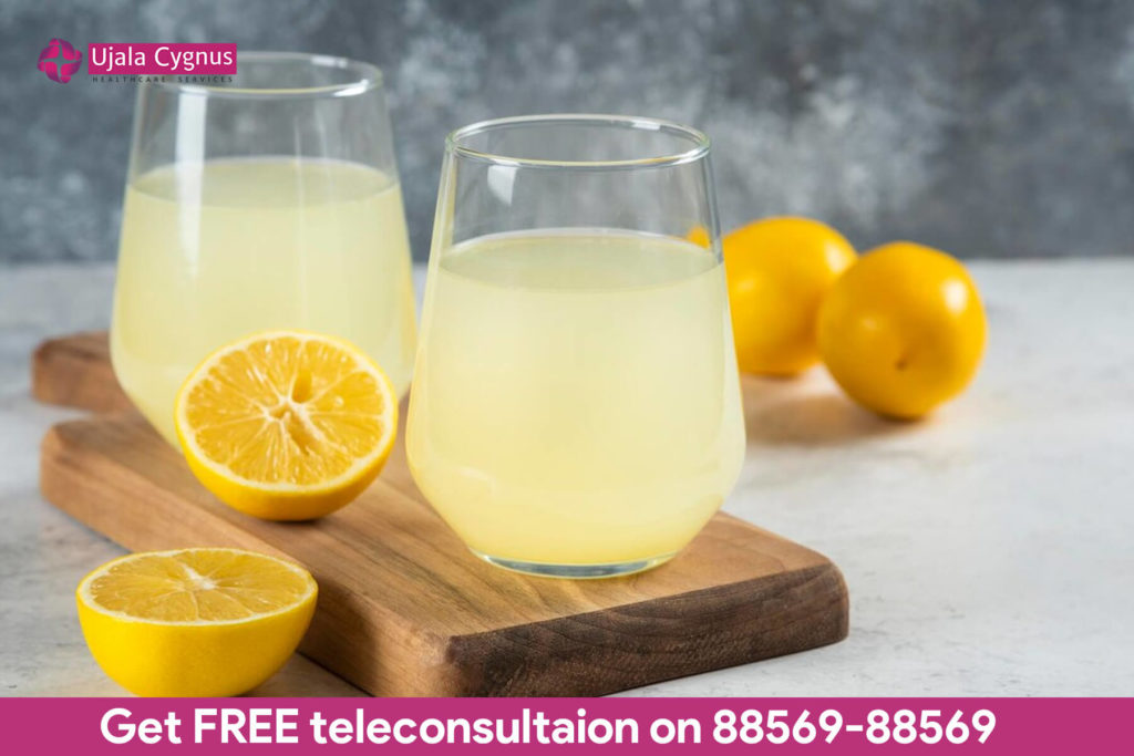 Hydration | lemon water | Malaria Food