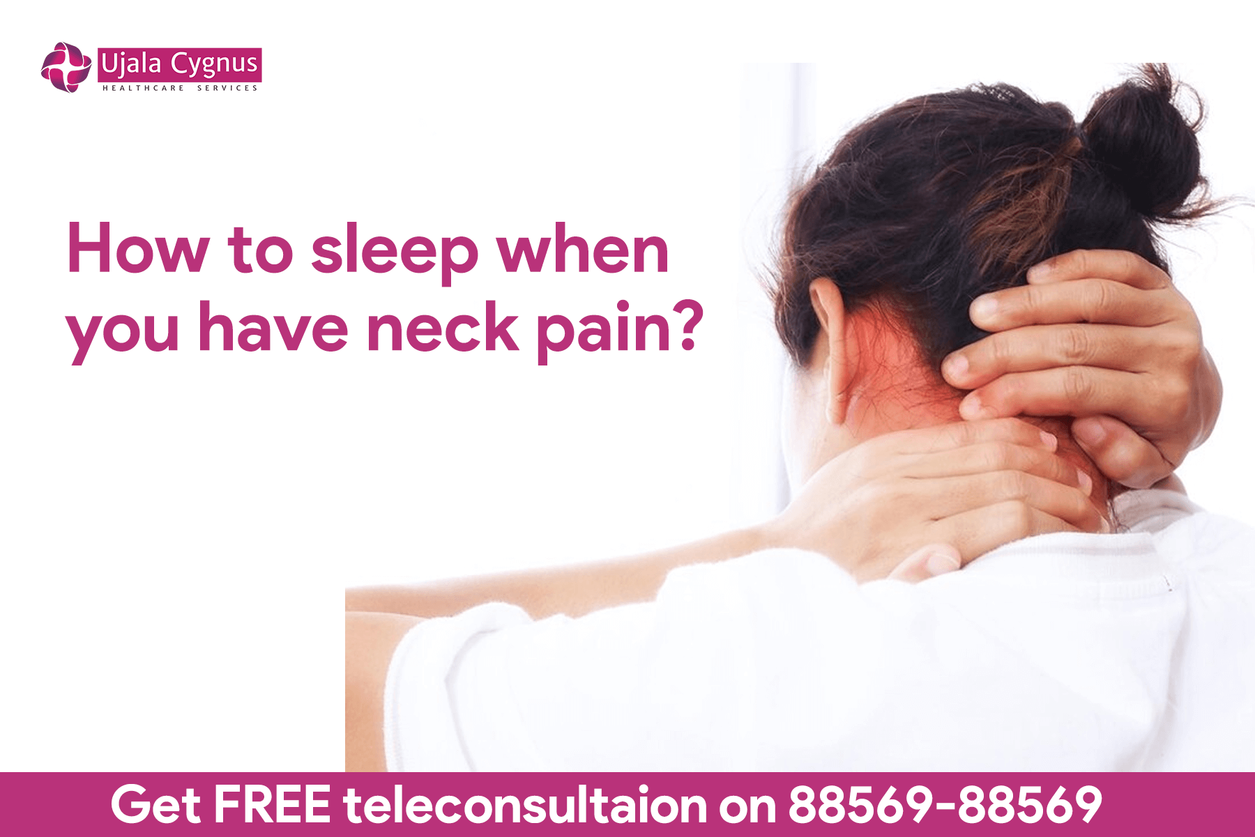 How to sleep when you have neck pain?